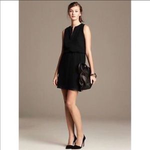 Banana Republic Blouson Front ZIP Dress- Size, 0